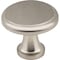 Elements 1-3/16" Diameter Satin Nickel Kenner Cabinet Mushroom Knob 3970-SN - alternate 1